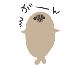 Sticker of the seal sticker #8416154