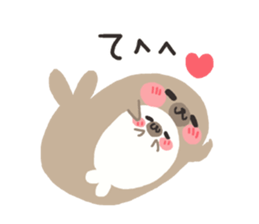 Sticker of the seal sticker #8416155