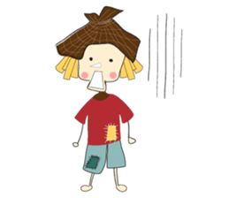 Scarecrow straw sticker #8416381