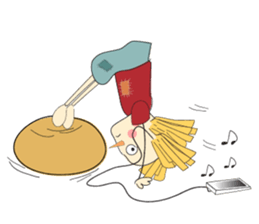 Scarecrow straw sticker #8416397