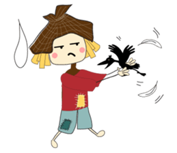 Scarecrow straw sticker #8416404