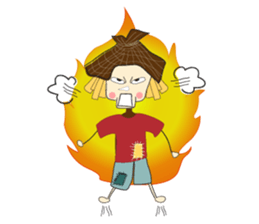 Scarecrow straw sticker #8416418