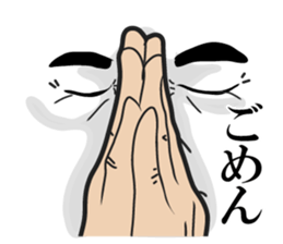 Men face Sticker2 sticker #8416438