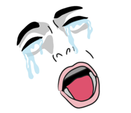 Men face Sticker2 sticker #8416439