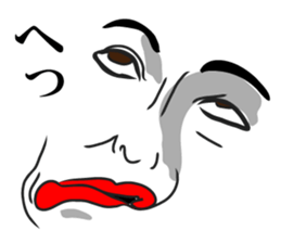 Men face Sticker2 sticker #8416444