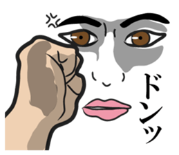 Men face Sticker2 sticker #8416456