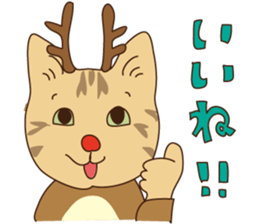 Winter cat sticker #8416467