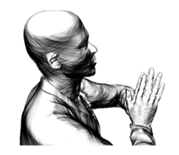 Pencil style Rough sketch Sticker 1.0 sticker #8416619