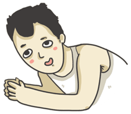 M Head - The Pitiful Guy (Dumber) sticker #8416622