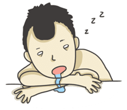 M Head - The Pitiful Guy (Dumber) sticker #8416625