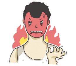 M Head - The Pitiful Guy (Dumber) sticker #8416627