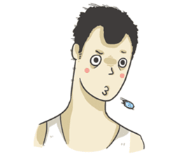 M Head - The Pitiful Guy (Dumber) sticker #8416634