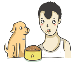 M Head - The Pitiful Guy (Dumber) sticker #8416643