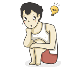 M Head - The Pitiful Guy (Dumber) sticker #8416649