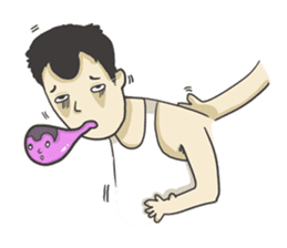 M Head - The Pitiful Guy (Dumber) sticker #8416651