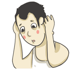 M Head - The Pitiful Guy (Dumber) sticker #8416656