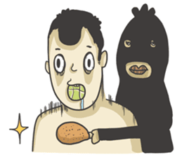 M Head - The Pitiful Guy (Dumber) sticker #8416657