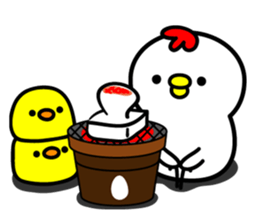 niwatori with hiyoko sticker #8416672