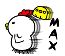 niwatori with hiyoko sticker #8416687