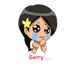 Cute & Lovely Little Girl sticker #8416770