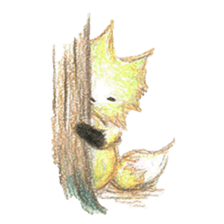 Fox(kitsune) sticker #8417426