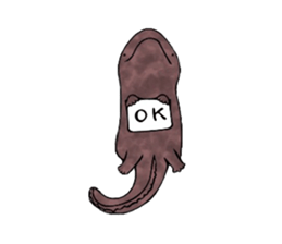 The laid-back giant salamander sticker #8417646