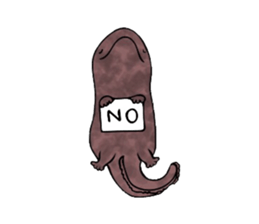 The laid-back giant salamander sticker #8417647
