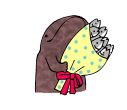 The laid-back giant salamander sticker #8417652