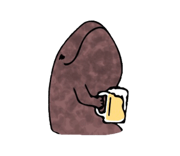 The laid-back giant salamander sticker #8417657