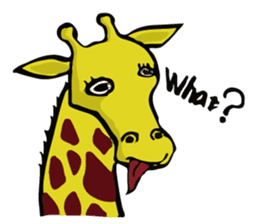 Giraffe Raffe sticker #8418820
