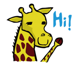 Giraffe Raffe sticker #8418821