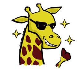Giraffe Raffe sticker #8418822
