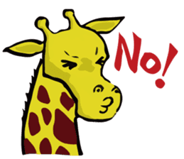 Giraffe Raffe sticker #8418824