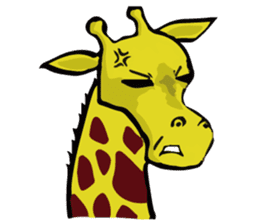 Giraffe Raffe sticker #8418825