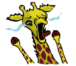 Giraffe Raffe sticker #8418829
