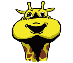 Giraffe Raffe sticker #8418832