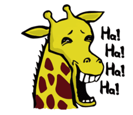 Giraffe Raffe sticker #8418836