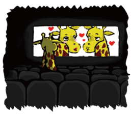 Giraffe Raffe sticker #8418837