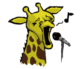 Giraffe Raffe sticker #8418838