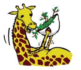 Giraffe Raffe sticker #8418842