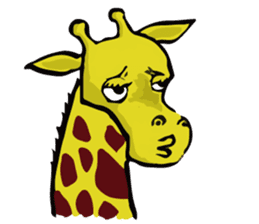 Giraffe Raffe sticker #8418844