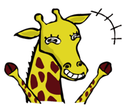 Giraffe Raffe sticker #8418845