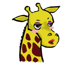 Giraffe Raffe sticker #8418850