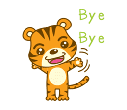 Small tiger sticker #8418981