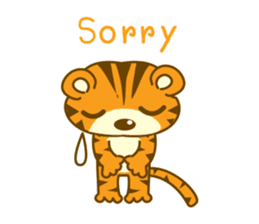 Small tiger sticker #8418982