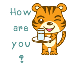 Small tiger sticker #8418985