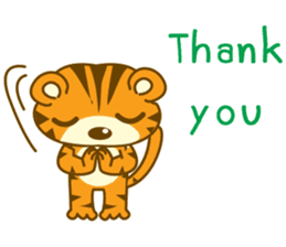 Small tiger sticker #8418986