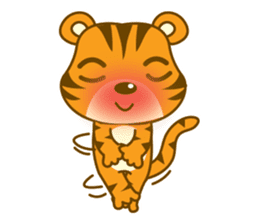 Small tiger sticker #8418987
