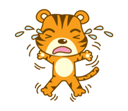 Small tiger sticker #8418989