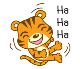 Small tiger sticker #8418990